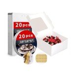 10x10 Cake Box and Board Set – 40 Pcs