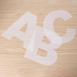 26 Pcs Alphabet Cake Stencils for Baking