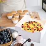 16-Pack Cake Boxes with Boards and Windows