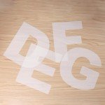 26 Pcs Alphabet Cake Stencils for Baking