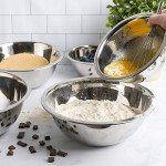WHYSKO 5-Piece Stainless Steel Mixing Bowl Set