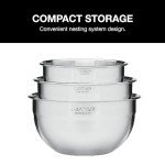 Cuisinart 3-Piece Stainless Steel Mixing Bowl Set