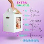 Tall Cake Boxes with Window - 3 Pack