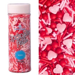 XOXO Edible Sprinkle Mix for Baking & Decorating