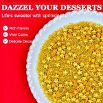 Gold Star Sprinkles for Cakes, Cookies, and More