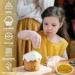 Gold Star Sprinkles for Cakes, Cookies, and More