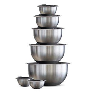 Tramontina 14-Piece Stainless Steel Mixing Bowl Set