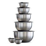 Tramontina 14-Piece Stainless Steel Mixing Bowl Set