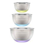 Cuisinart Stainless Steel Mixing Bowls Set, 3 Sizes