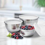 Cuisinart 3-Piece Stainless Steel Mixing Bowl Set