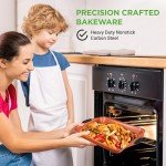 Nonstick 8-Piece Baking Pan Set with Handles