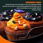 Halloween Mini Sprinkles: Bats, Ghosts, Pumpkins