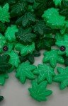 Sugar Hemp Leaf Sprinkles for Fun Treats