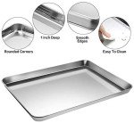 Stainless Steel Baking Sheet and Cooling Rack Set