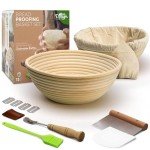 Sourdough Baking Kit with Round Proofing Baskets