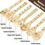 Halloween Hocus Pocus Themed Wooden Utensil Set