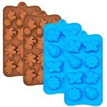 Animal-Themed Silicone Candy Molds - Set of 4