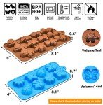 Animal-Themed Silicone Candy Molds - Set of 4
