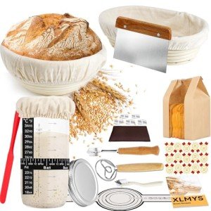 Sourdough Starter Kit with Baking Essentials 26 PCS