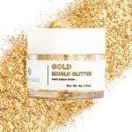 Gold Edible Glitter for Drinks and Desserts