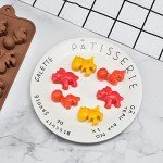 Animal-Themed Silicone Candy Molds - Set of 4