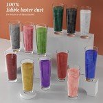 Edible Glitter Dust Set - 6 Vibrant Colors
