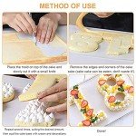 39-Piece Alphabet and Number Cake Stencil Set