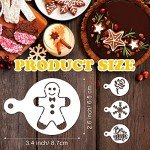 36-Piece Seasonal Cookie Stencil Set for Baking