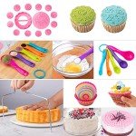 356-Piece Cake Decorating Tools Set with Turntable