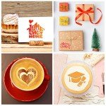 36-Piece Seasonal Cookie Stencil Set for Baking
