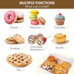 40-Pack Auto-Popup Bakery Boxes with Window