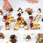 39-Piece Alphabet and Number Cake Stencil Set