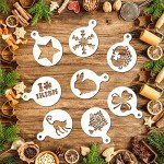 36-Piece Seasonal Cookie Stencil Set for Baking