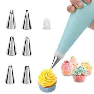 Baking Supplies Kit: Piping Bag & Tips Set