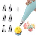 Baking Supplies Kit: Piping Bag & Tips Set