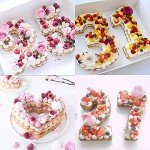 39-Piece Alphabet and Number Cake Stencil Set