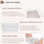 10-Pack 12-Inch Cake Boxes with Window