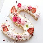 39-Piece Alphabet and Number Cake Stencil Set