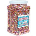 Rainbow Dye-Free Sprinkles - 3.5 Pounds