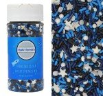 Sparkling Silver Galaxy Baking Sprinkles Mix 3.3oz