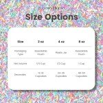 Unicorn Rainbow Jimmies Sprinkle Mix - 4oz