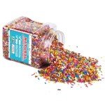 Natural Dye-Free Rainbow Sprinkles - 1.5 Pounds