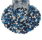 Sparkling Silver Galaxy Baking Sprinkles Mix 3.3oz