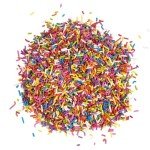 Natural Dye-Free Rainbow Sprinkles - 1.5 Pounds