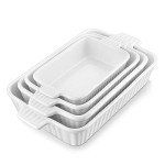 Porcelain Casserole Baking Dishes Set of 4