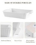 Porcelain Casserole Baking Dishes Set of 4
