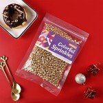 Gold Sprinkles for Cake and Cupcake Decorating