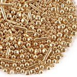 Gold Sprinkles for Cake and Cupcake Decorating