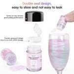 6-Color Edible Luster Dust Glitter Set