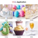 6-Color Edible Luster Dust Glitter Set